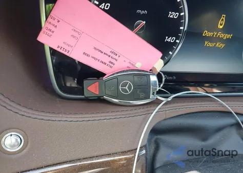 2015 Mercedes-Benz S 550 from USA, damaged, VIN WDDUG8CB3FA191219